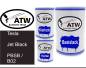 Preview: Tesla, Jet Black, PBSB / B02: 500ml Lackdose + 500ml Klarlack + 250ml Härter - Set, von ATW Autoteile West.
